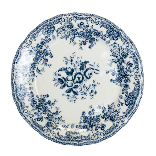 Delfsblauw bord 21 cm (per set)