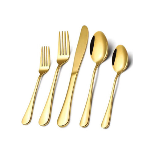 Goud bestek - los - set van 10